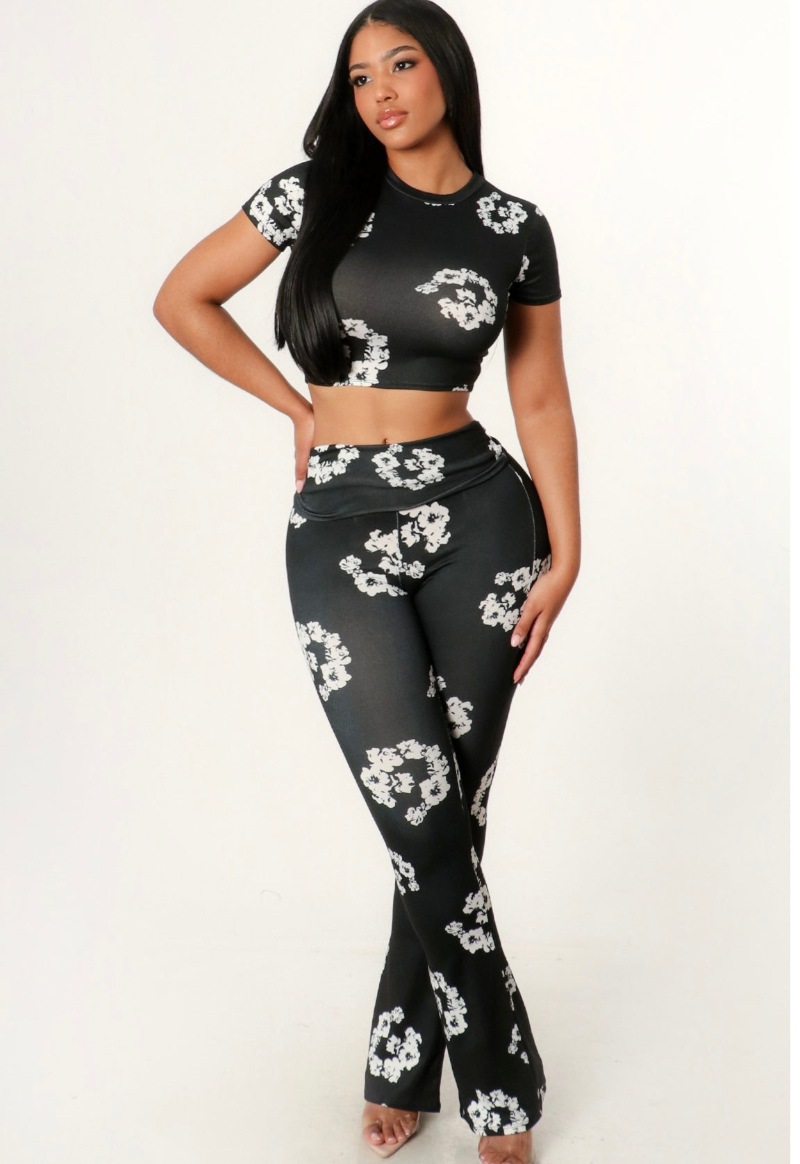 Floral Print Legging Set