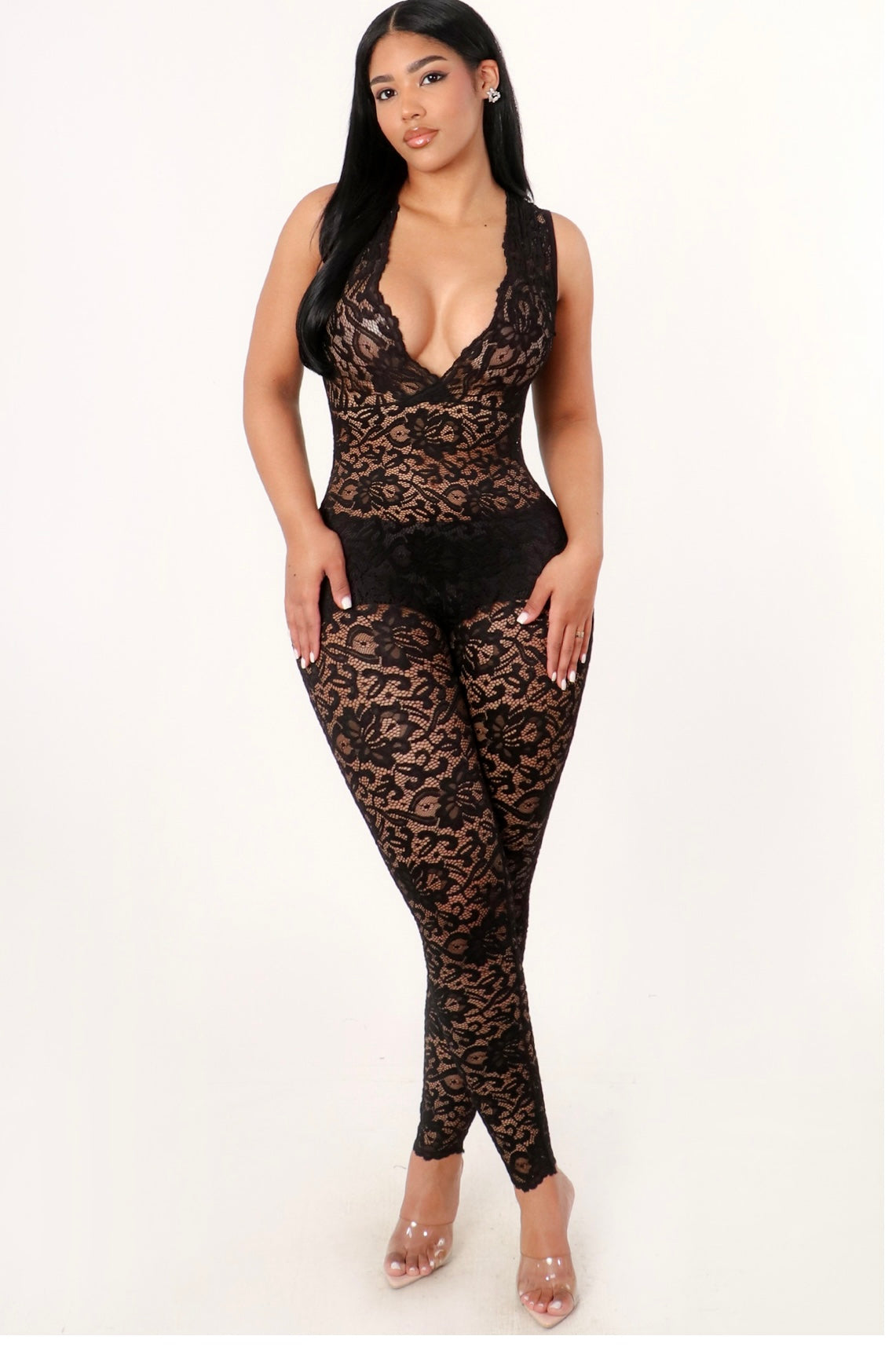 Floral Lace Jumpsuit