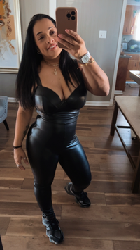 Leather Jumpsuit